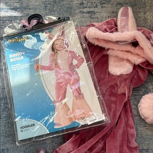 Spirit Pink Plush Bunny Costume for Toddler 5/6